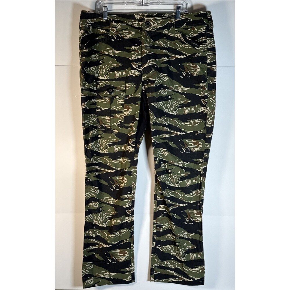 Beyond Clothing Military Pants 38 SHORT Tiger Stripe Camo Cargo Lightweight EUC